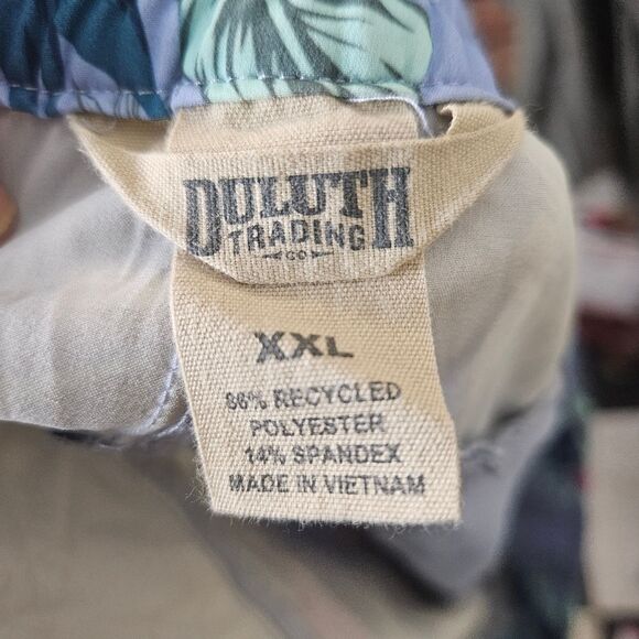 Duluth Trading Co Tropical Swim Skirt Cover Up With Zippered Pockets Size XXL - Picture 3 of 3